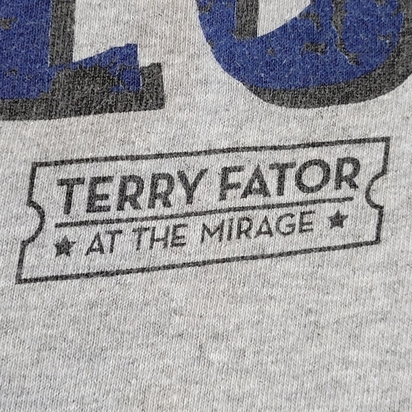 Terry Factor logo shirt Size Small gray - Picture 4 of 7